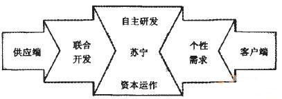 图5 苏宁的链式架构